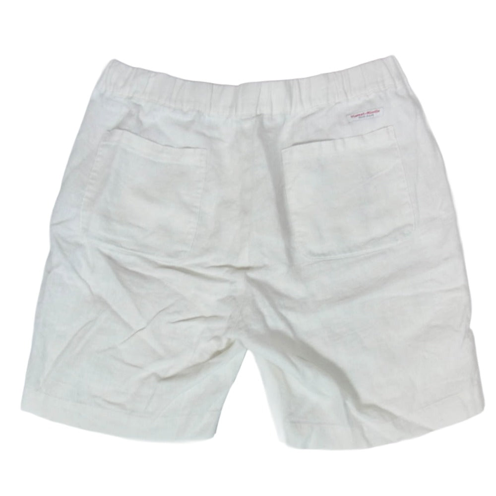 ヴァンソンエミレイユ リネン イージー ショーツ ショート ハーフ パンツ ホワイト系 42【中古】