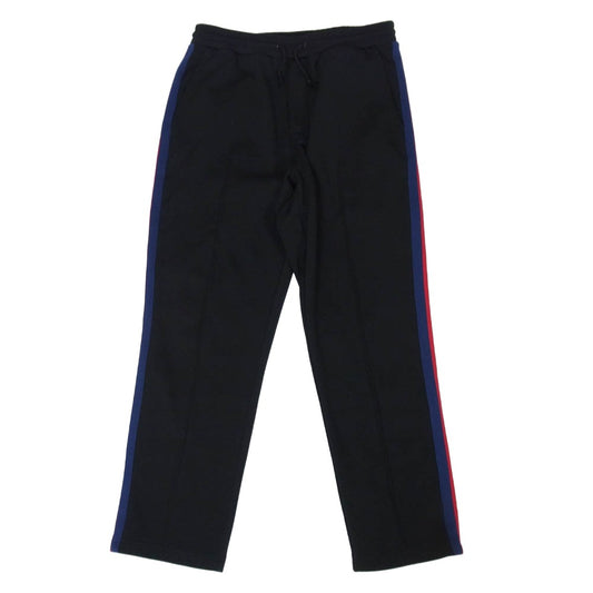 FRED PERRY フレッドペリー BILLY'S EXCLUSIVE SIDE STRIPE JERSEY SLACKS サイドストライプ ジャージー スラックス パンツ ブラック系 M【中古】