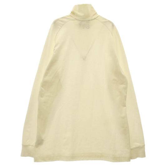 Y-3 Yohji Yamamoto ワイスリー ヨウジヤマモト DP0483 3-STRIPES HIGH NECK TEE 3ストライプ ハイネック 長袖Tシャツ ホワイト オフホワイト系 ホワイト系 M【中古】