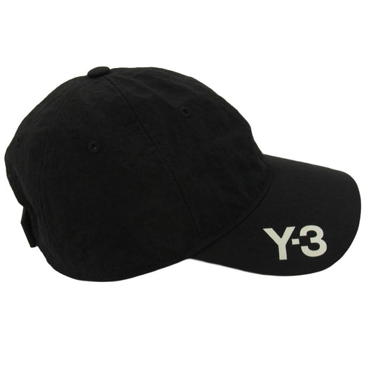 Y-3 Yohji Yamamoto ワイスリー ヨウジヤマモト H54044 CORDURA CAP ロゴ コーデュラナイロン ウール キャップ ブラック系【中古】