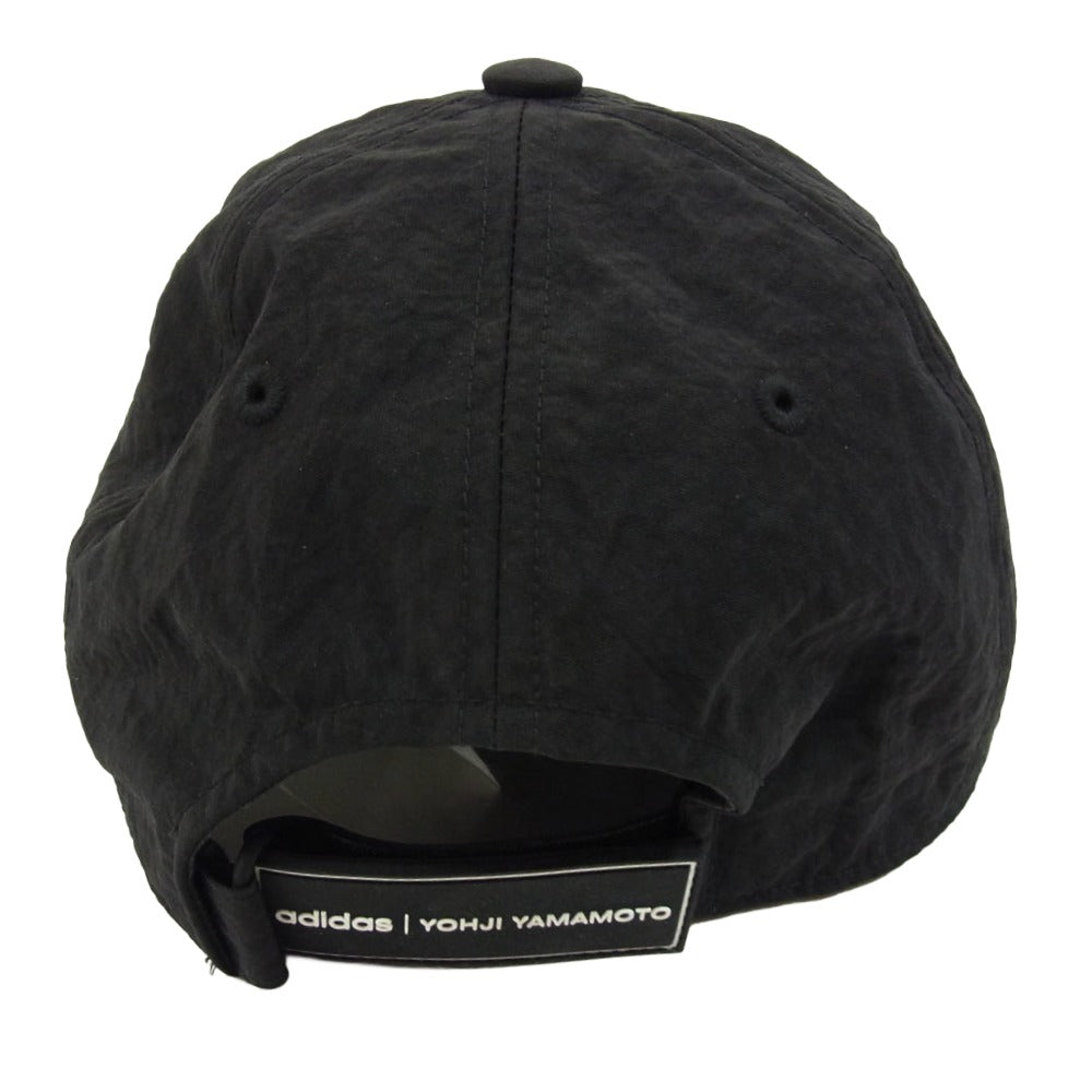 Y-3 Yohji Yamamoto ワイスリー ヨウジヤマモト H54044 CORDURA CAP ロゴ コーデュラナイロン ウール キャップ ブラック系【中古】