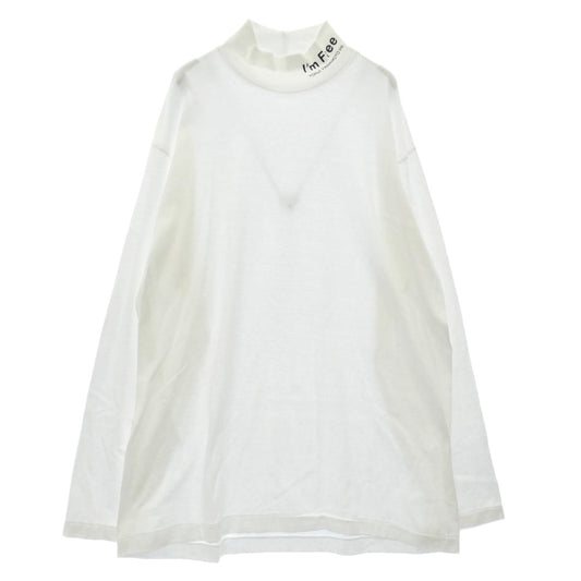 Yohji Yamamoto ヨウジヤマモト S'YTE サイト 20SS UB-T75-006 I'm Free High Neck T-Shirt ハイネック 長袖Tシャツ ホワイト系 4【中古】