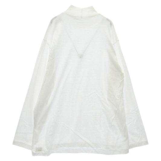 Yohji Yamamoto ヨウジヤマモト S'YTE サイト 20SS UB-T75-006 I'm Free High Neck T-Shirt ハイネック 長袖Tシャツ ホワイト系 4【中古】