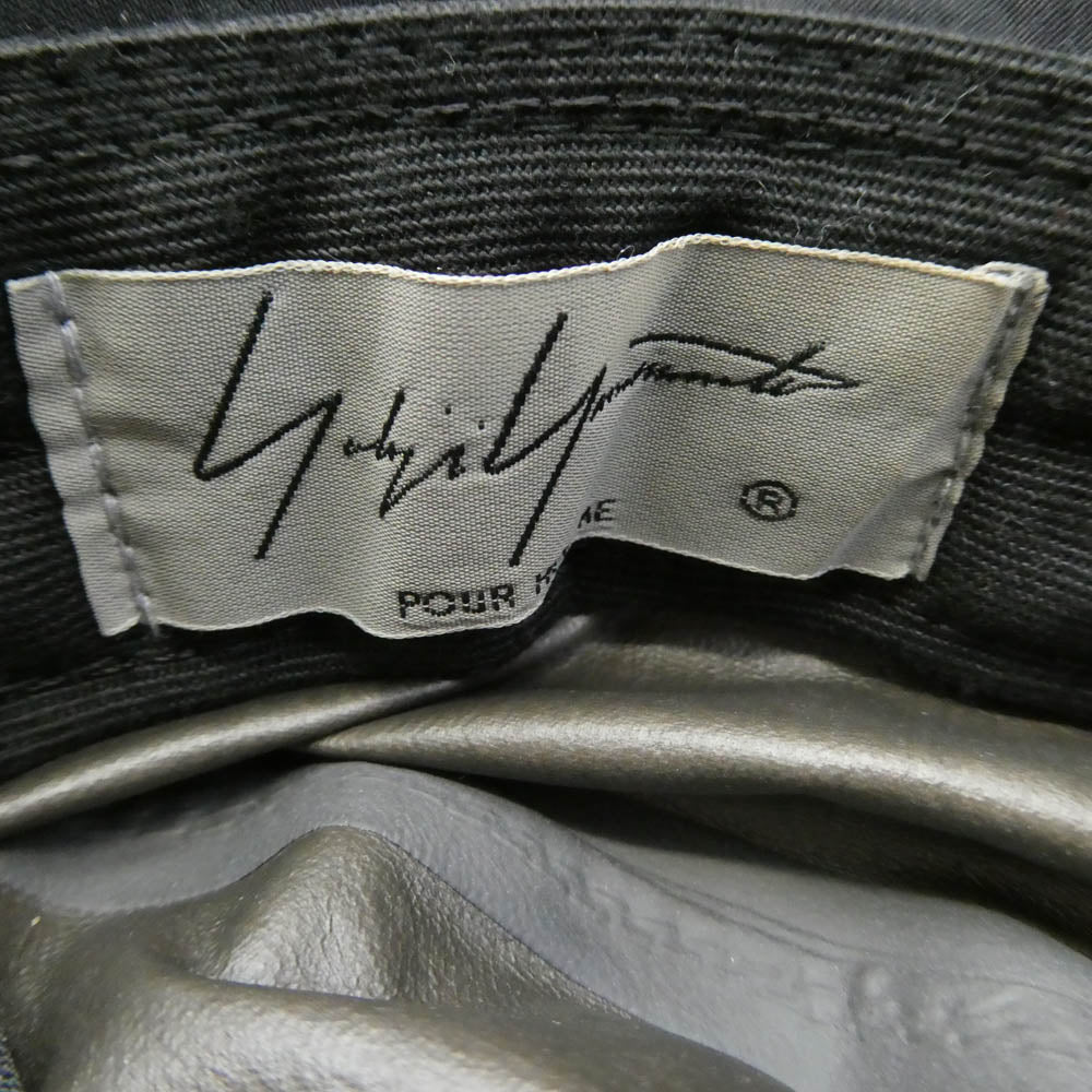 Yohji Yamamoto POUR HOMME ヨウジヤマモトプールオム HR-H34-969 NewEra 9FORTY ニューエラ GORE-TEX バケットハット ブラック系 M/L【中古】