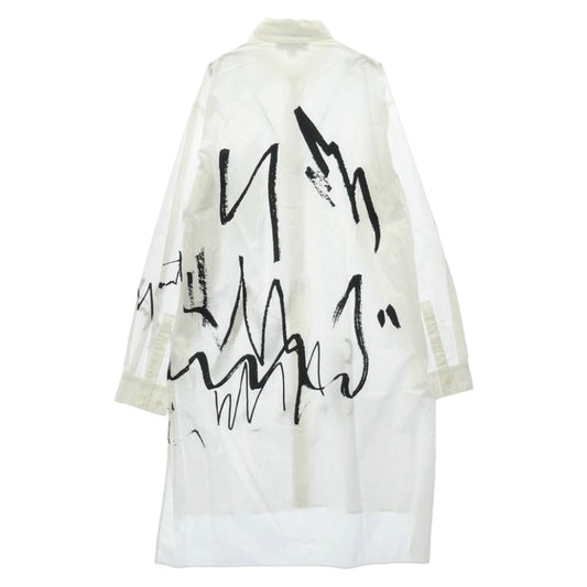Y-3 Yohji Yamamoto ワイスリー ヨウジヤマモト CY6862 EXCLUSIVE CAPSULE COLLECTION YOHJI SHRT ART3 グラフィックペイント 長袖 ロングシャツ ホワイト系 S【中古】