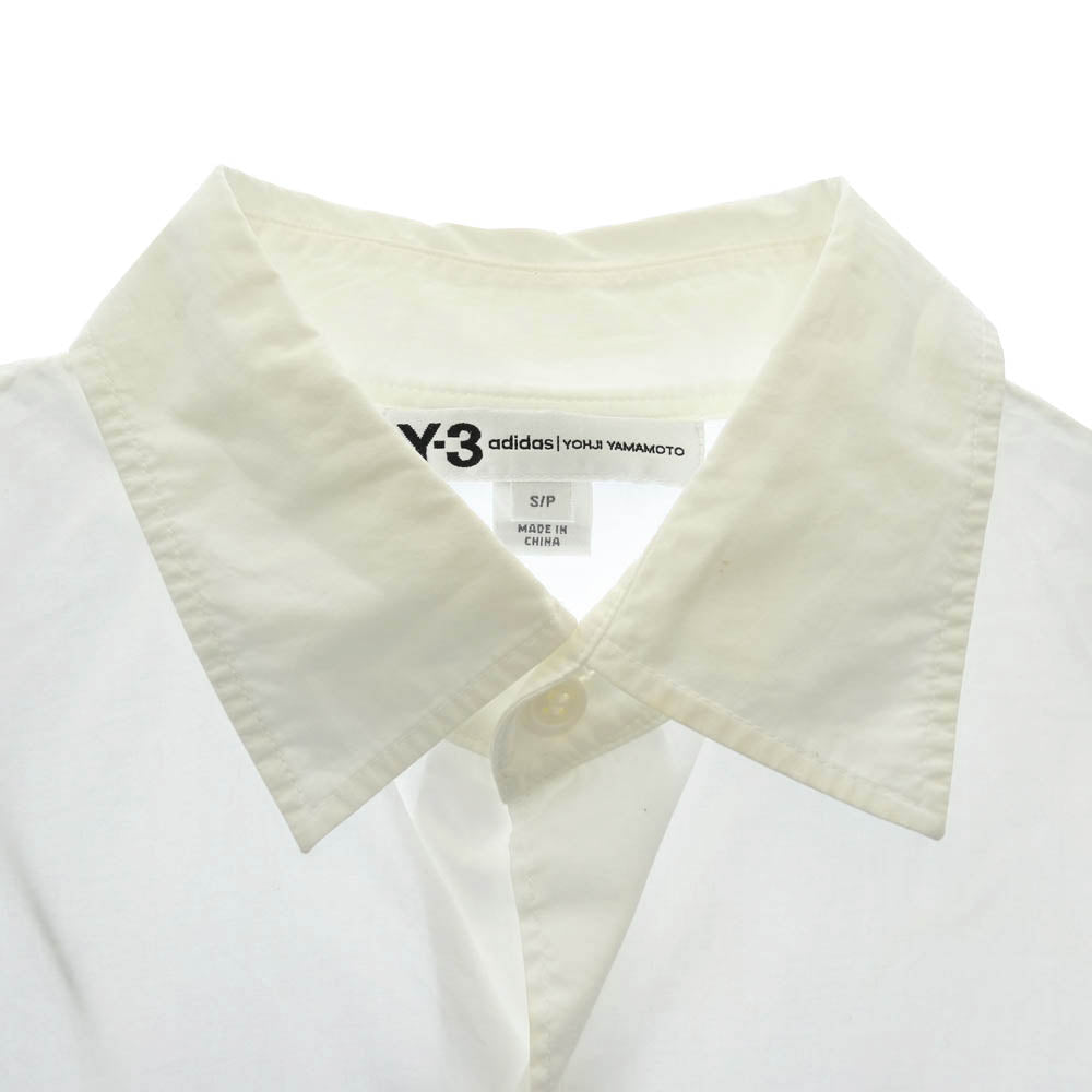 Y-3 Yohji Yamamoto ワイスリー ヨウジヤマモト CY6862 EXCLUSIVE CAPSULE COLLECTION YOHJI SHRT ART3 グラフィックペイント 長袖 ロングシャツ ホワイト系 S【中古】