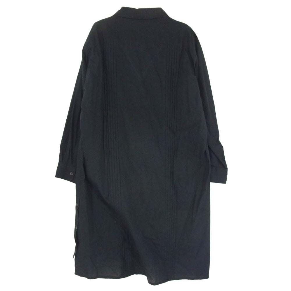 Yohji Yamamoto ヨウジヤマモト S'YTE サイト UD-B30-079 メキシカン ロング 長袖シャツ グレー系 M【中古】