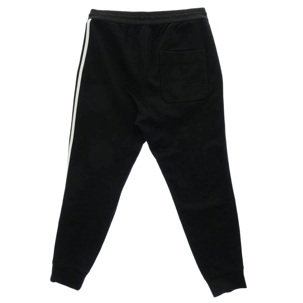 Y-3 Yohji Yamamoto ワイスリー ヨウジヤマモト H16338 M 3 STP TEERRY CUFFPNT フレンチテリー ストライプ パンツ ブラック系 M【中古】