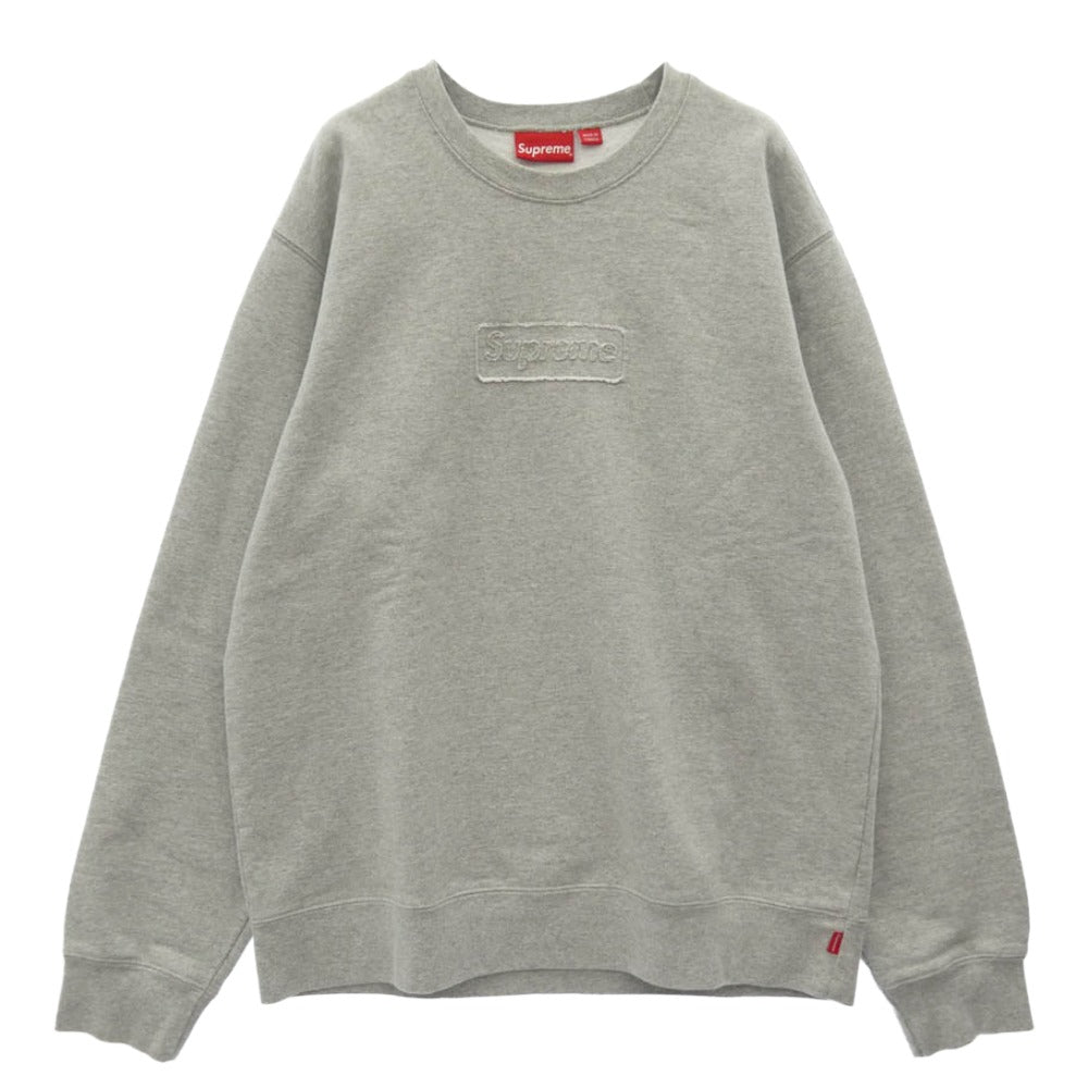 シュプリーム クルーネック カットアウトロゴ Lサイズ Supreme シュプリーム 20SS Cutout Logo Crewneck カットアウト