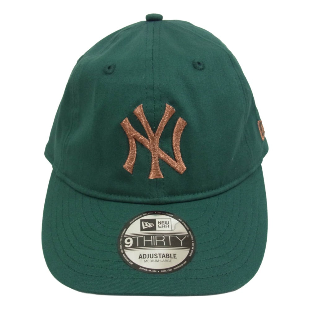 NEW ERA ニューエラ × theApartment NEW YORK YANKEES 9THIRTY DEEP STREAM Exclusive ジアパートメント ナインサーティー ニューヨーク ヤンキース キャップ グリーン系 M/L【極上美品】【中古】