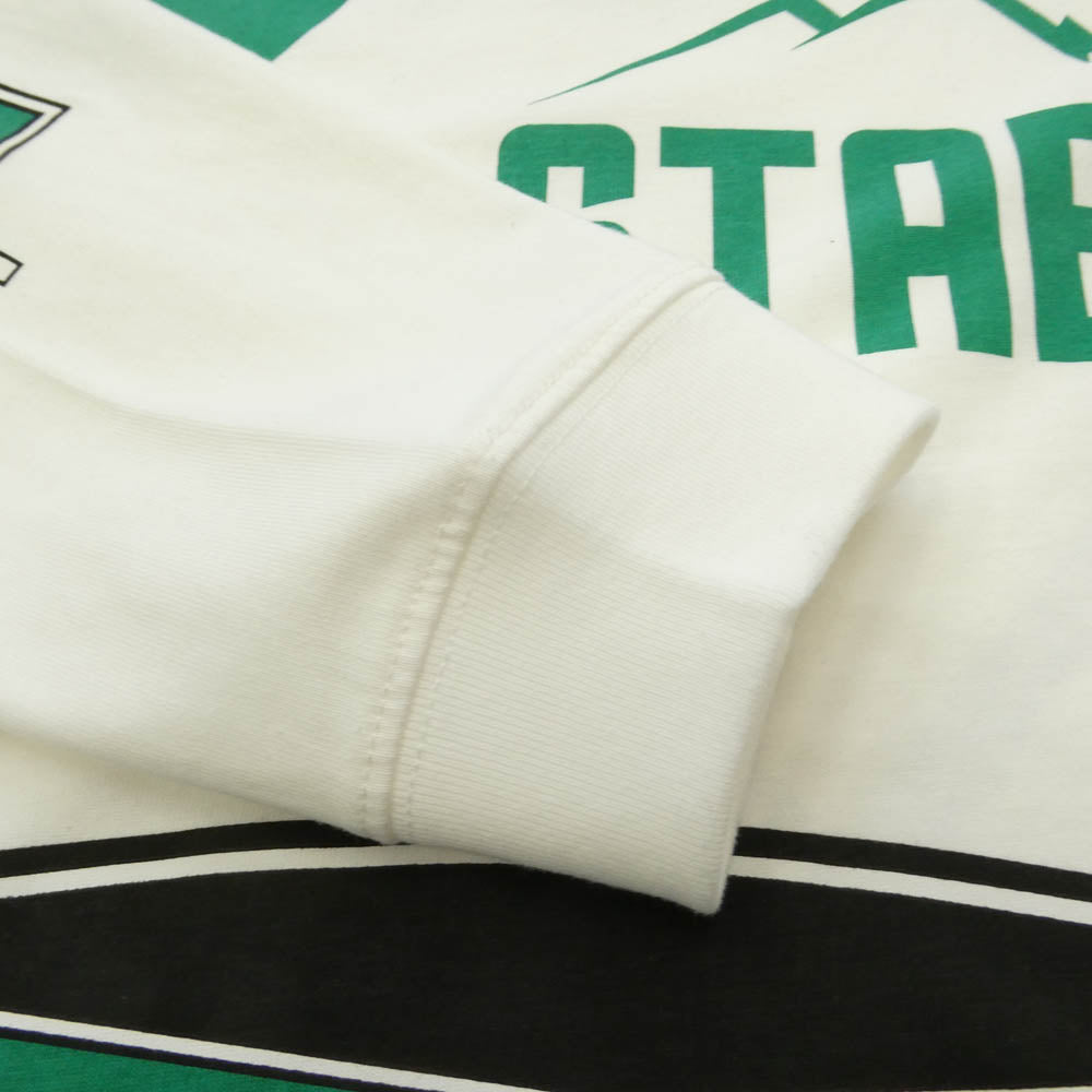 スタブリッジ MANASTASH マナスタッシュ × MANASTASH Archive Logo L/S T マナスタッシュ アーカイブ ロングスリーブ 長袖 Tシャツ ホワイト系 L【新古品】【未使用】【中古】