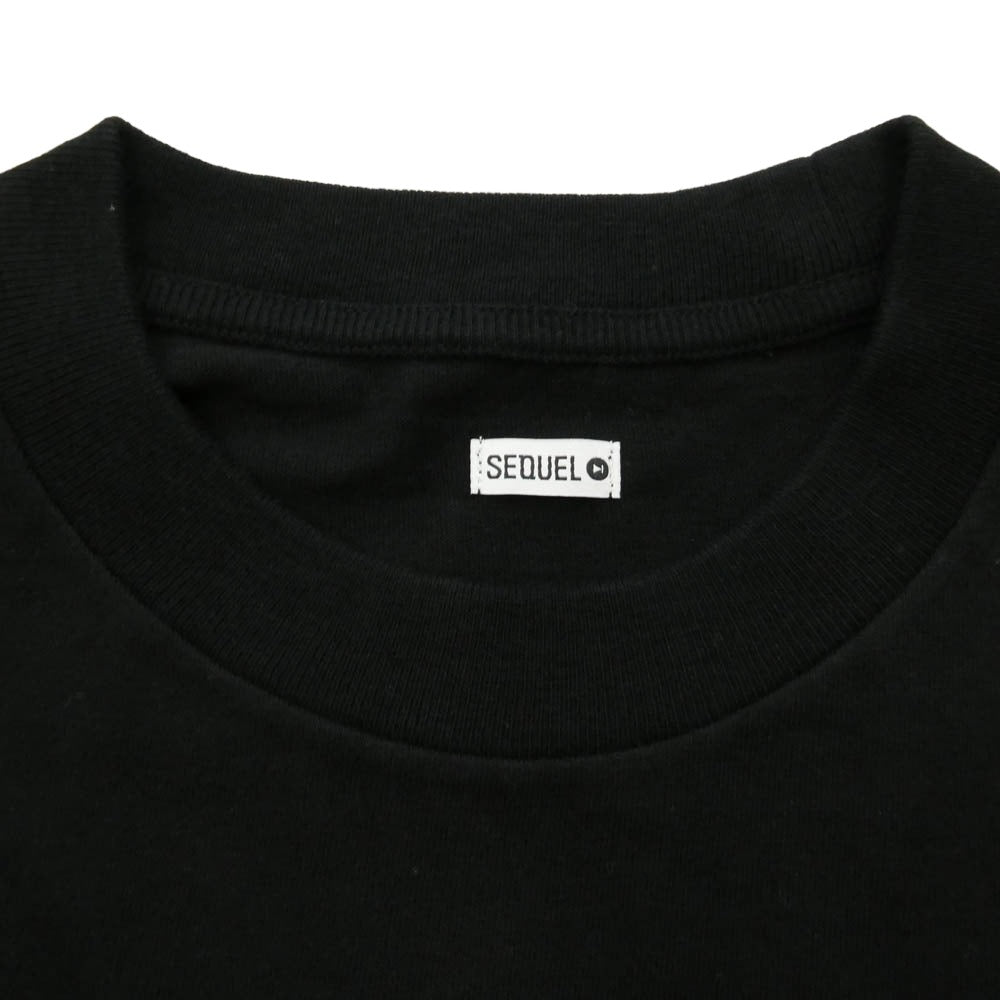 SEQUEL シークエル 25SS SQ-25SS-ST-10 LOGO T-SHIRT ロゴ 半袖 Tシャツ ブラック系 XL【極上美品】【中古】