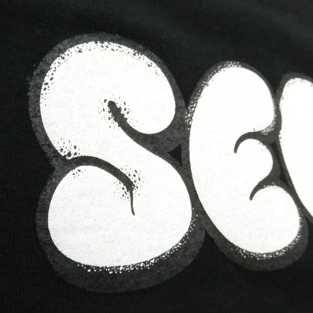 SEQUEL シークエル 25SS SQ-25SS-ST-10 LOGO T-SHIRT ロゴ 半袖 Tシャツ ブラック系 XL【極上美品】【中古】