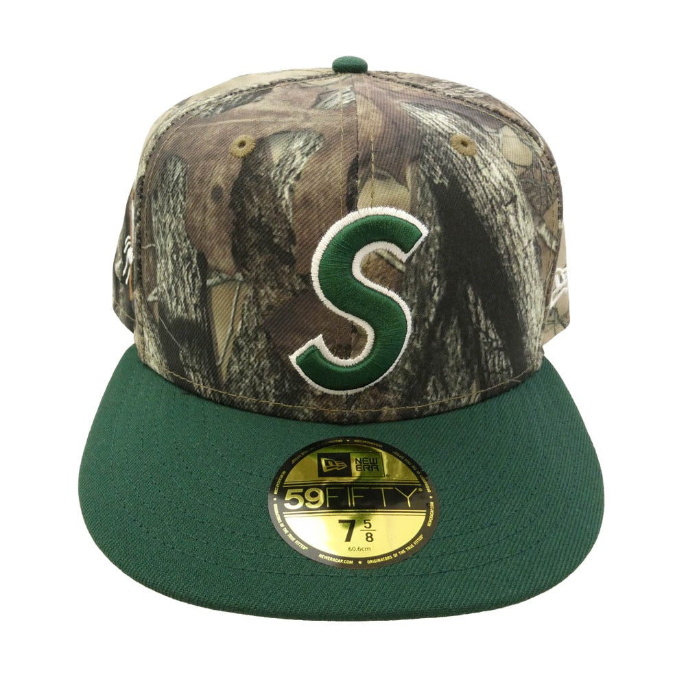 Supreme シュプリーム NEW ERA ニューエラ 25AW × NEW ERA Reaper S Logo New Era True Timber HTC Fall Camo ニューエラ リアルツリー Sロゴ キャップ グリーン系 60.6cm【極上美品】【中古】
