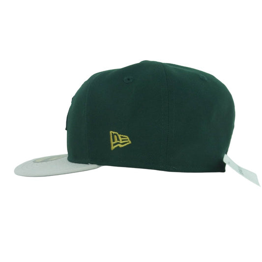 NEW ERA ニューエラ 59 FIFTY CHICAGO BLACKHAWKS SOFT BUCKRAM FITTED CAP ニューエラ シカゴ ブラックホークス キャップ グリーン系 ライトグレー系 7.625【新古品】【未使用】【中古】