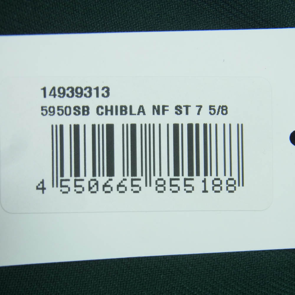 NEW ERA ニューエラ 59 FIFTY CHICAGO BLACKHAWKS SOFT BUCKRAM FITTED CAP ニューエラ シカゴ ブラックホークス キャップ グリーン系 ライトグレー系 7.625【新古品】【未使用】【中古】