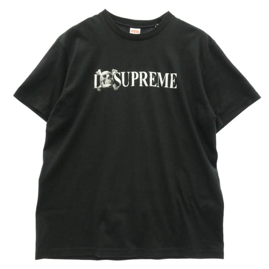 Supreme シュプリーム 25AW Skull Tee スカルロゴプリント Tシャツ 半袖カットソー ブラック系 L【新古品】【未使用】【中古】
