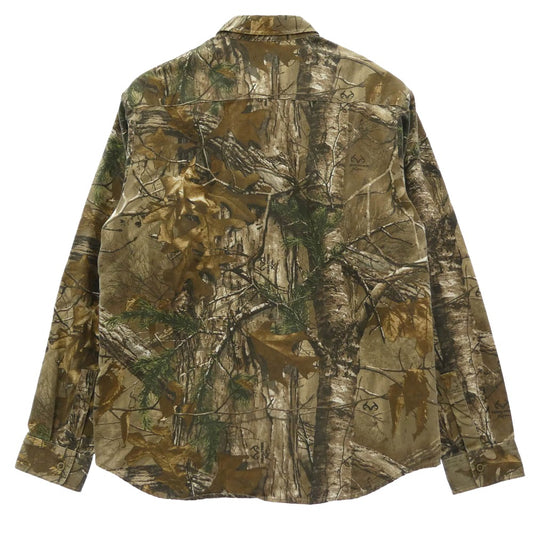 Supreme シュプリーム 17AW ワングラム期 Realtree Camo Flannel Shirt リアルツリーカモ フランネル 長袖シャツ マルチカラー系 L【美品】【中古】