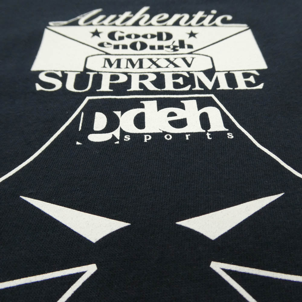 Supreme シュプリーム GOODENOUGH グッドイナフ 25SS × GOODENOUGH グッドイナフ Device Tee デバイス フロントロゴプリント Tシャツ 半袖カットソー ダークネイビー系 L【新古品】【未使用】【中古】