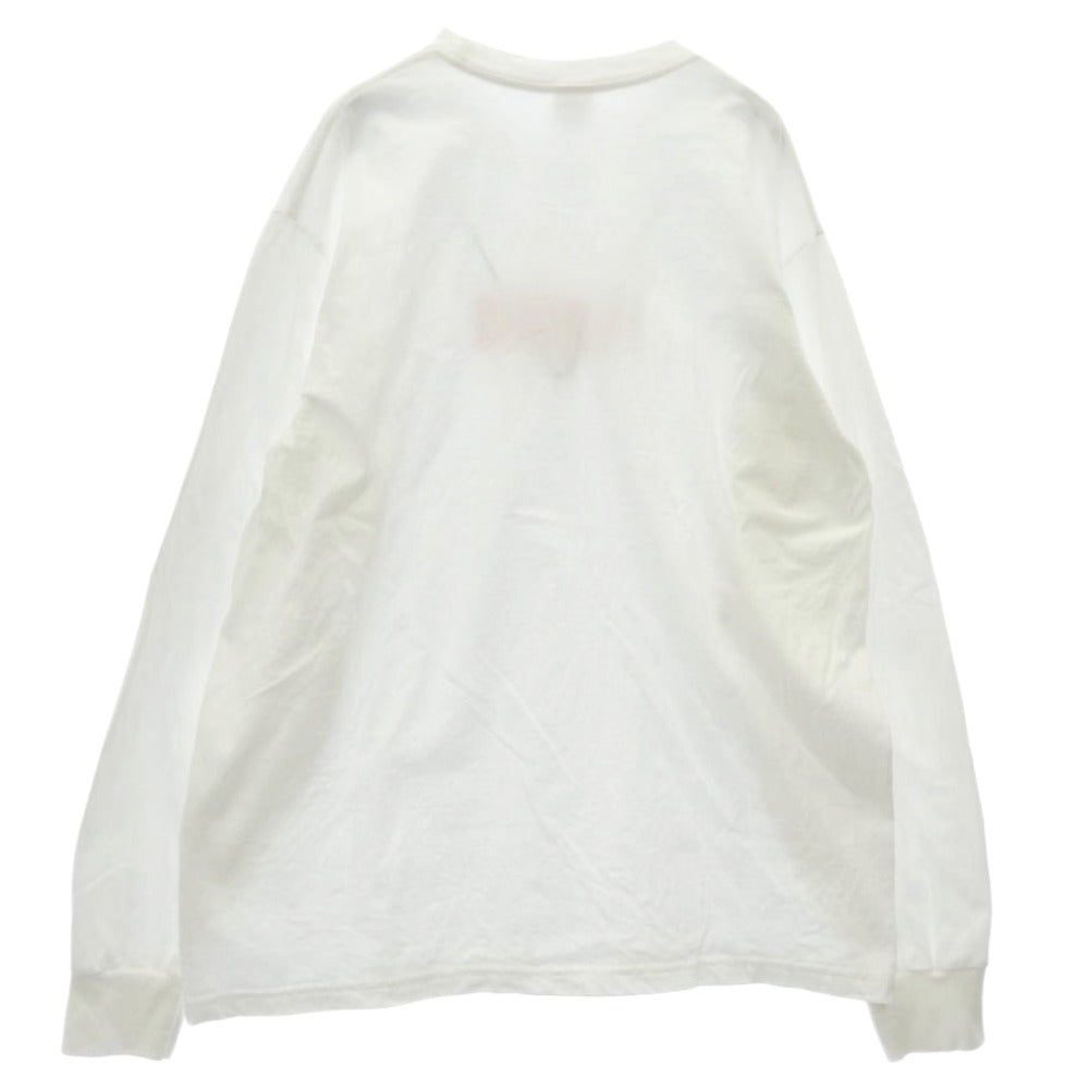 Supreme シュプリーム 20AW Box Logo L/S Tee ボックスロゴ ロング 長袖 Tシャツ ロンT ホワイト ホワイト系 L【中古】
