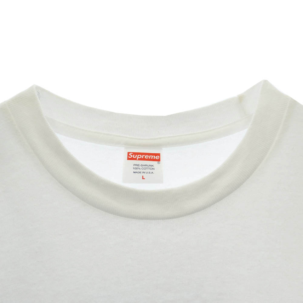 Supreme シュプリーム 20AW Box Logo L/S Tee ボックスロゴ ロング 長袖 Tシャツ ロンT ホワイト ホワイト系 L【中古】
