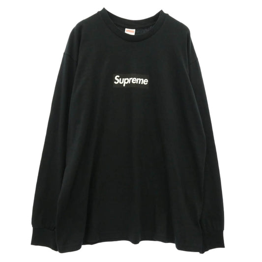 Supreme シュプリーム 20AW Box Logo L/S Tee ボックスロゴ ロング 長袖 Tシャツ ロンT ブラック ブラック系 L【中古】