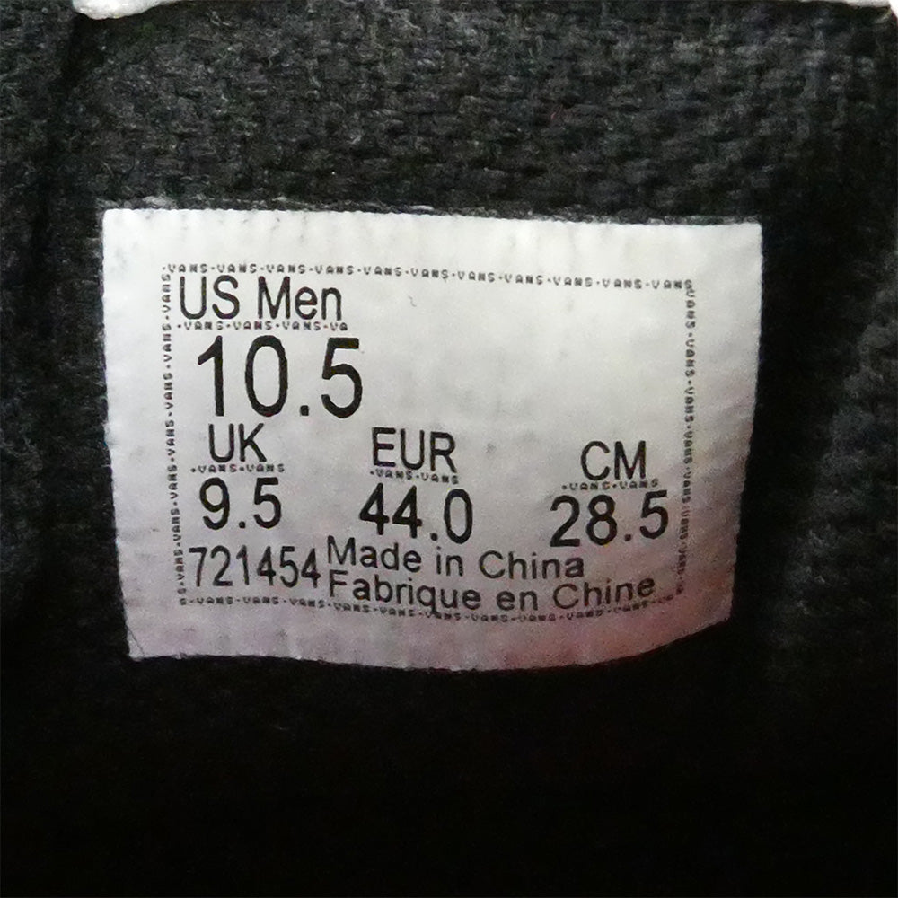 Supreme シュプリーム VANS バンズ 25SS 630129-001 × Vans × Nate Lowman 日本限定 Skate Grosso Mid Bullet Hole Black Japan Exclusive ネイトロウマン バンズ スケートグロッソ ミッド バレットホール ブラック ミドルカット スニーカー ブラック系 28.5cm【新古品】【未使用】【中古】