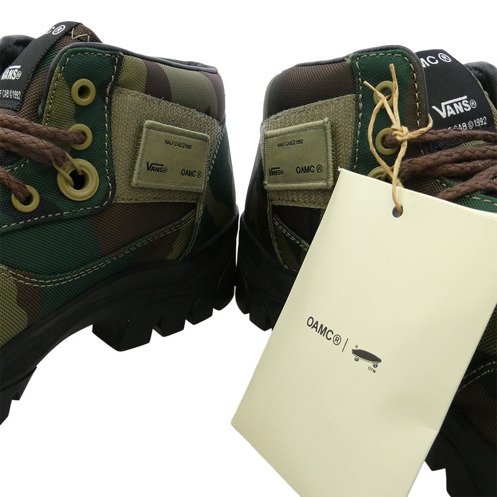 OAMC オーエーエムシー VN000EFUWVD VANS × OTW Half Cab SP Boot Woodland Camo ハーフキャブ SP ウッドランドカモ ブーツ マルチカラー系 28.5cm【新古品】【未使用】【中古】