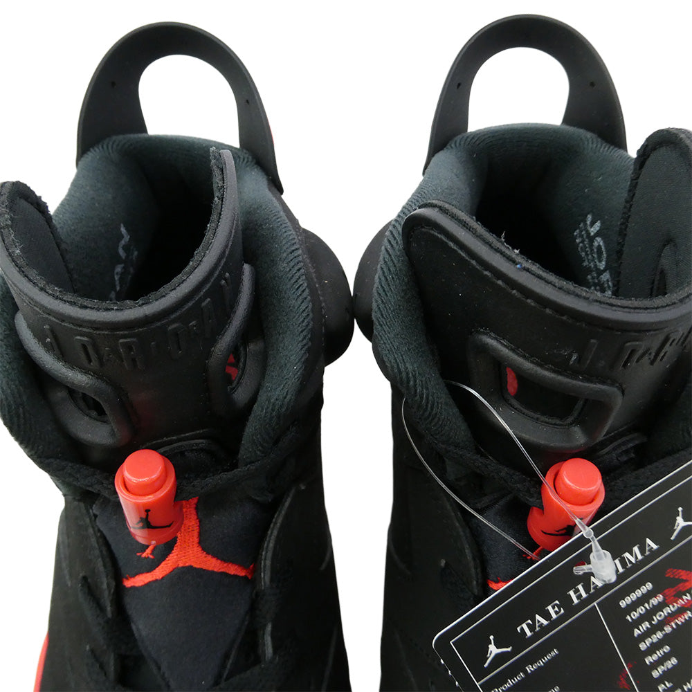 NIKE ナイキ CT8529-001 Air Jordan 6 Retro Infrared Salesman エアジョーダン6 レトロ インフラレッドセールスマン ハイカットスニーカー ブラック系 29cm【新古品】【未使用】【中古】