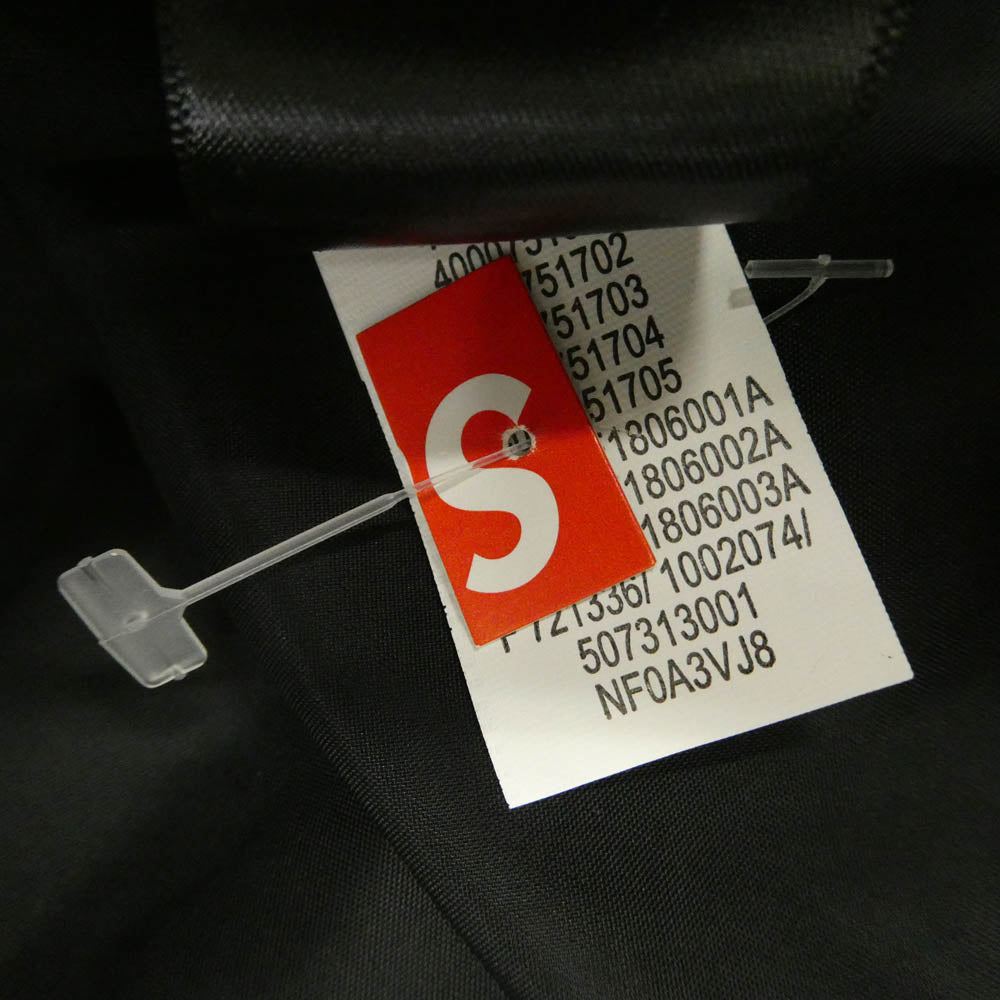 Supreme シュプリーム THE NORTH FACE ノースフェイス 18AW NF0A3VJ8 × THE NORTH FACE ノースフェイス Leather Mountain Jacket レザー マウンテン ジャケット ブラック系 XL【新古品】【未使用】【中古】