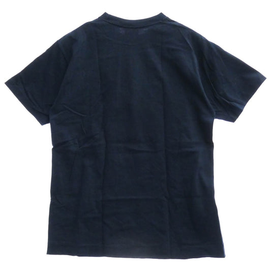 A BATHING APE アベイシングエイプ ビッグフェイス プリント クルーネック 半袖 Tシャツ ネイビー ネイビー系 M【中古】