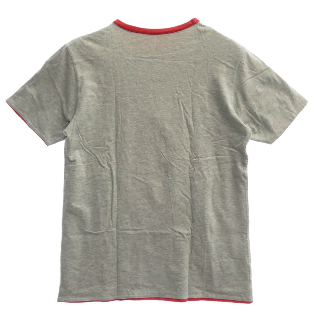 A BATHING APE アベイシングエイプ BAPE EXCLUSIVE エクスクルーシブ ダブルフェイス 半袖 Tシャツ レッド系 M【中古】