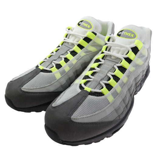 NIKE ナイキ 554970-071 AIR MAX 95 OG Yellow Gradation エアマックス 95 オリジナル イエローグラデーション スニーカー グレー系 31cm【極上美品】【中古】