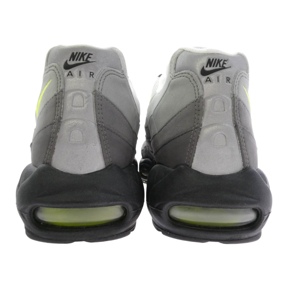 NIKE ナイキ 554970-071 AIR MAX 95 OG Yellow Gradation エアマックス 95 オリジナル イエローグラデーション スニーカー グレー系 31cm【極上美品】【中古】