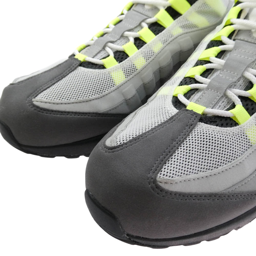 NIKE ナイキ 554970-071 AIR MAX 95 OG Yellow Gradation エアマックス 95 オリジナル イエローグラデーション スニーカー グレー系 31cm【極上美品】【中古】