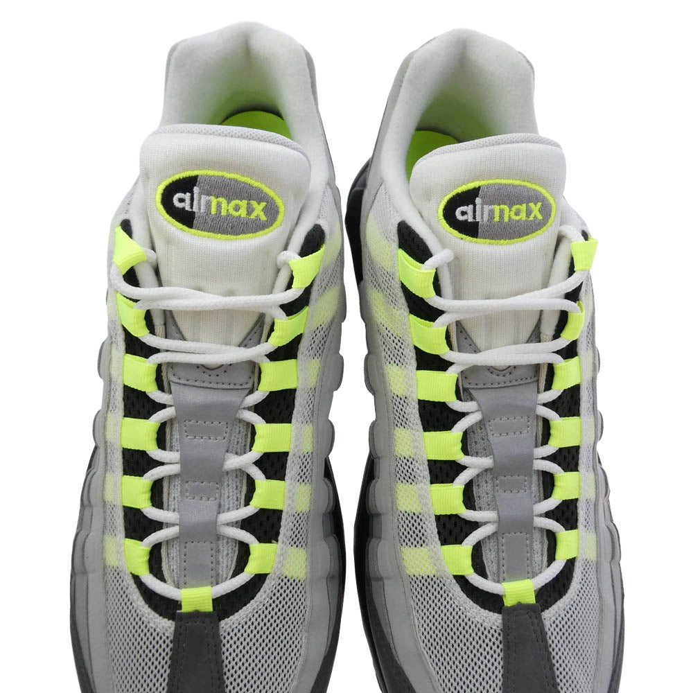 NIKE ナイキ 554970-071 AIR MAX 95 OG Yellow Gradation エアマックス 95 オリジナル イエローグラデーション スニーカー グレー系 31cm【極上美品】【中古】