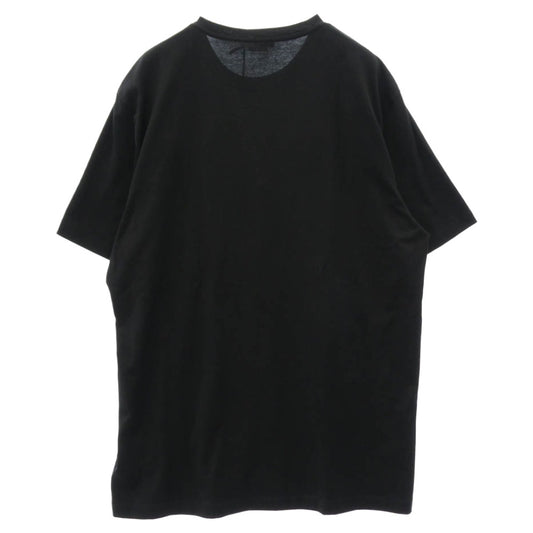 VERSACE ヴェルサーチ スパンコール ロゴ刺繍 半袖 Tシャツ カットソー ブラック系 ゴールド系 3XL【美品】【中古】