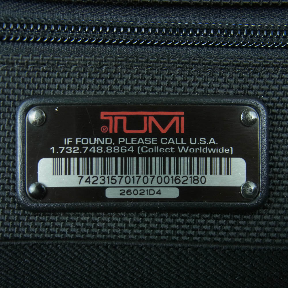 TUMI トゥミ 26021D4 エクスパンダブル コンピューター ビジネスバッグ ブリーフケース 2way ブラック系【中古】