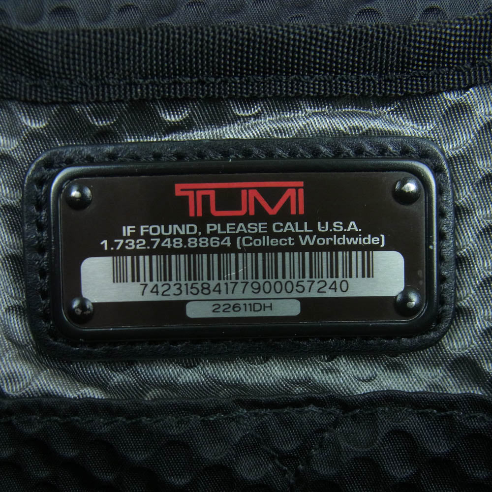 TUMI トゥミ 22611DH ALPHA BRAVO Mcnair Slim Brief マクネア スリム ブリーフケース 2way ビジネスバッグ ブラック系【中古】