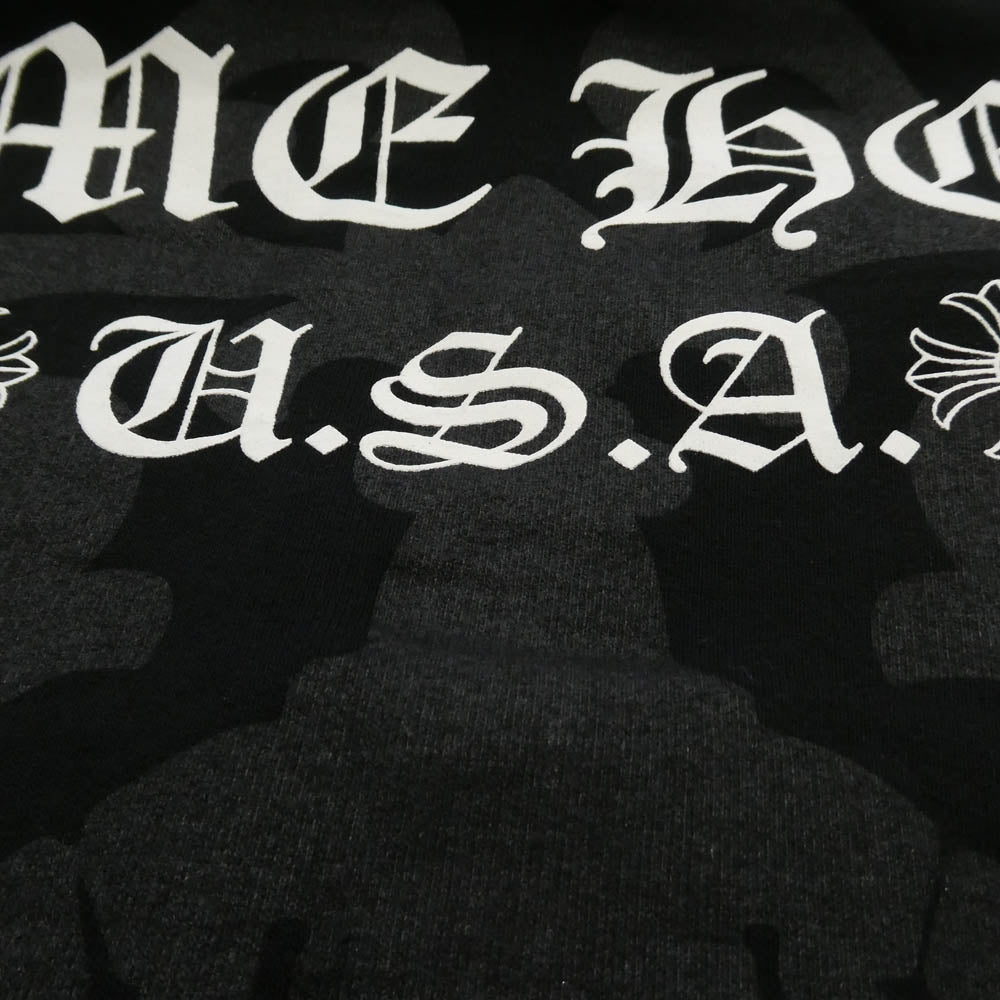 CHROME HEARTS クロムハーツ（原本無） SWTSHRT HD ZIP ダガージップ バックアーチ ロゴジップ フーディ パーカー ブラック系 M【中古】