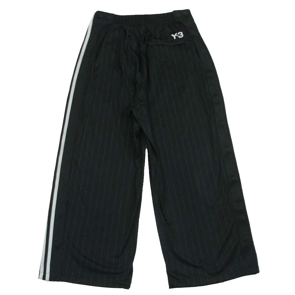 Y-3 Yohji Yamamoto ワイスリー ヨウジヤマモト KQ9716 BASKETBALL TRACK PANTS バスケットボール ストライプ トラック パンツ ジャージ ブラック系 ホワイト系 S【新古品】【未使用】【中古】