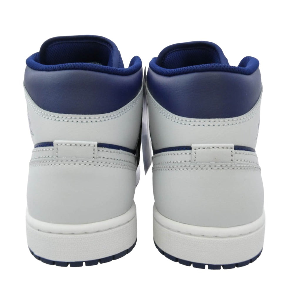 NIKE AIR JORDAN ナイキ ジョーダン DQ8426-403 Air Jordan 1 Mid Blue Void AJ1 エアジョーダン1 ミッド ブルーボイド スニーカー グレー系 ネイビー系 28cm【新古品】【未使用】【中古】