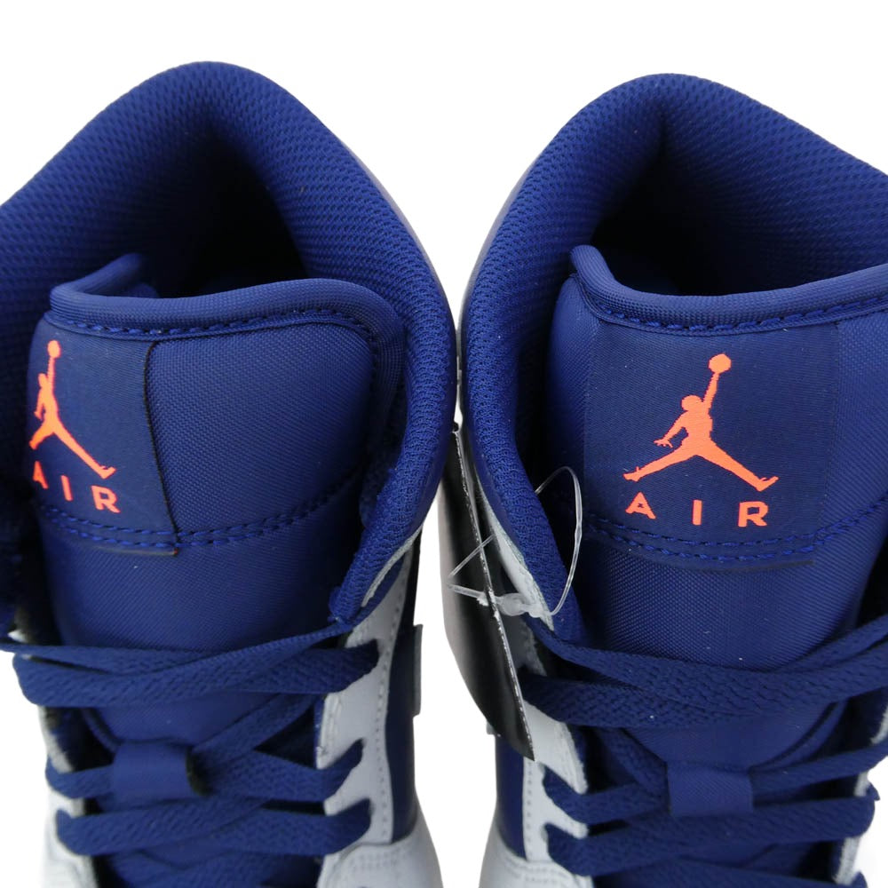 NIKE AIR JORDAN ナイキ ジョーダン DQ8426-403 Air Jordan 1 Mid Blue Void AJ1 エアジョーダン1 ミッド ブルーボイド スニーカー グレー系 ネイビー系 28cm【新古品】【未使用】【中古】