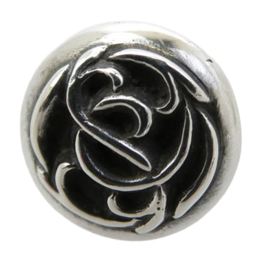CHROME HEARTS クロムハーツ（原本無） STUD FLRLBLL オールド フローラルボール スタッド ピアス シルバー系【中古】