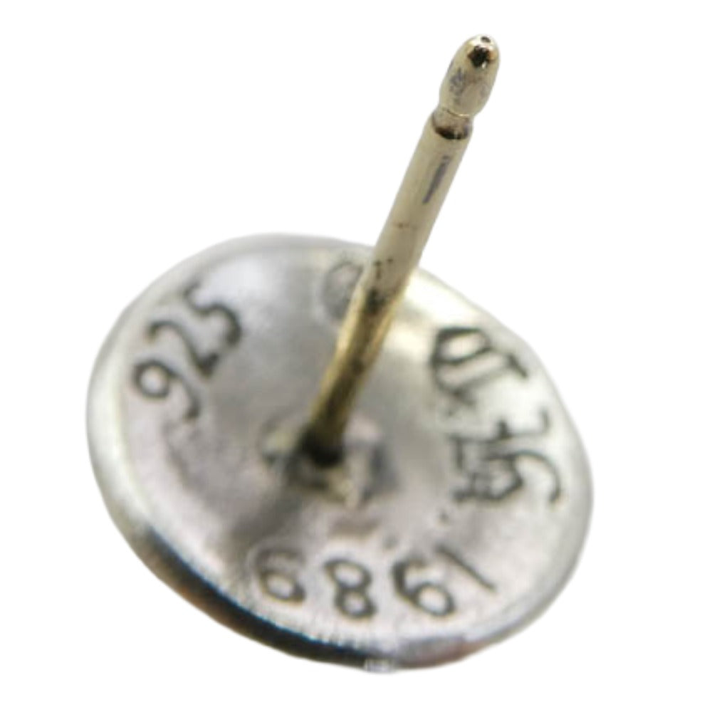 CHROME HEARTS クロムハーツ（原本無） STUD FLRLBLL オールド フローラルボール スタッド ピアス シルバー系【中古】