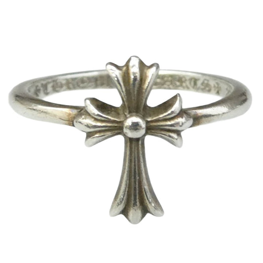 CHROME HEARTS クロムハーツ（原本無） BUBBLGM CH CRS バブルガムCHクロス リング シルバー系 4.5号【中古】