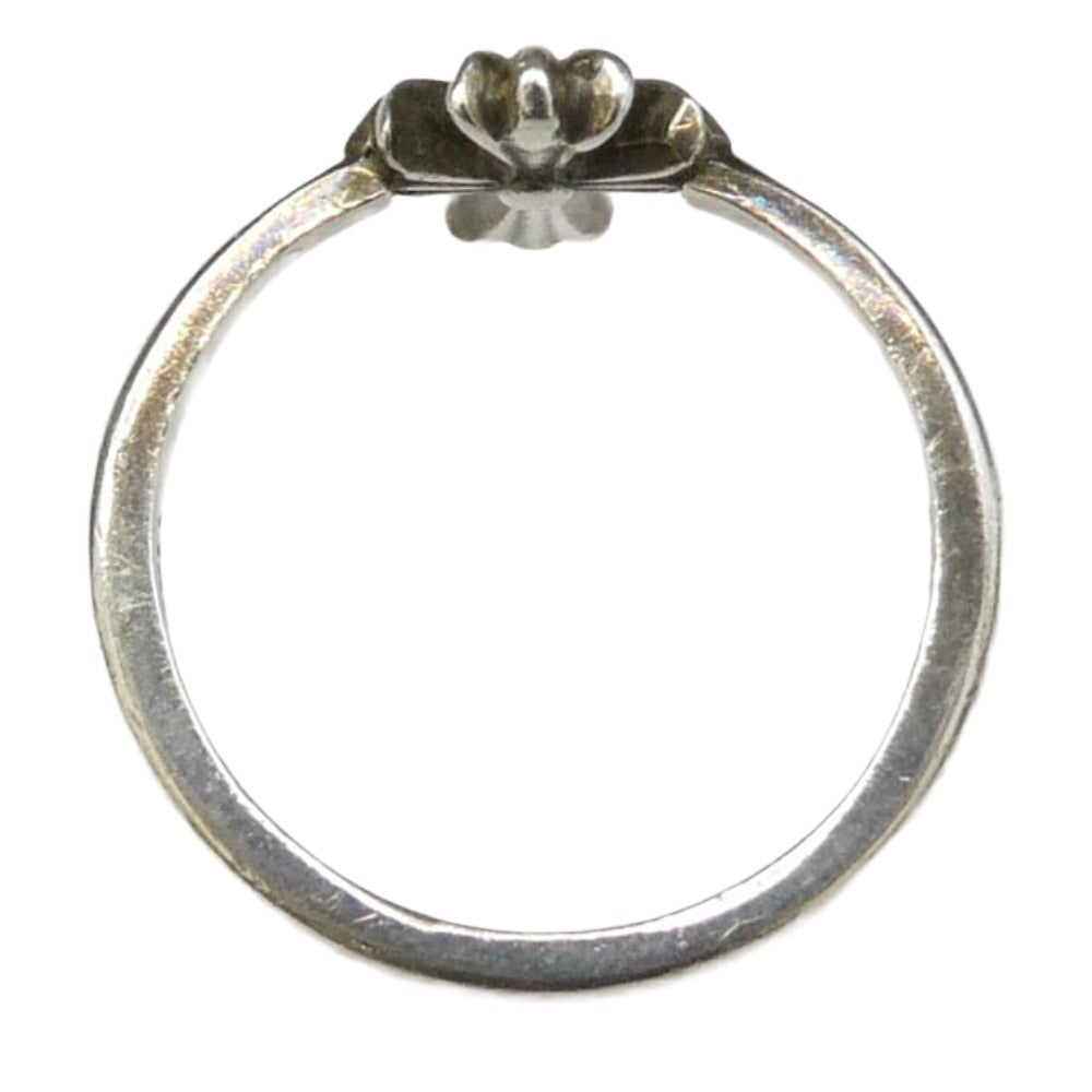 CHROME HEARTS クロムハーツ（原本無） BUBBLGM CH CRS バブルガムCHクロス リング シルバー系 4.5号【中古】