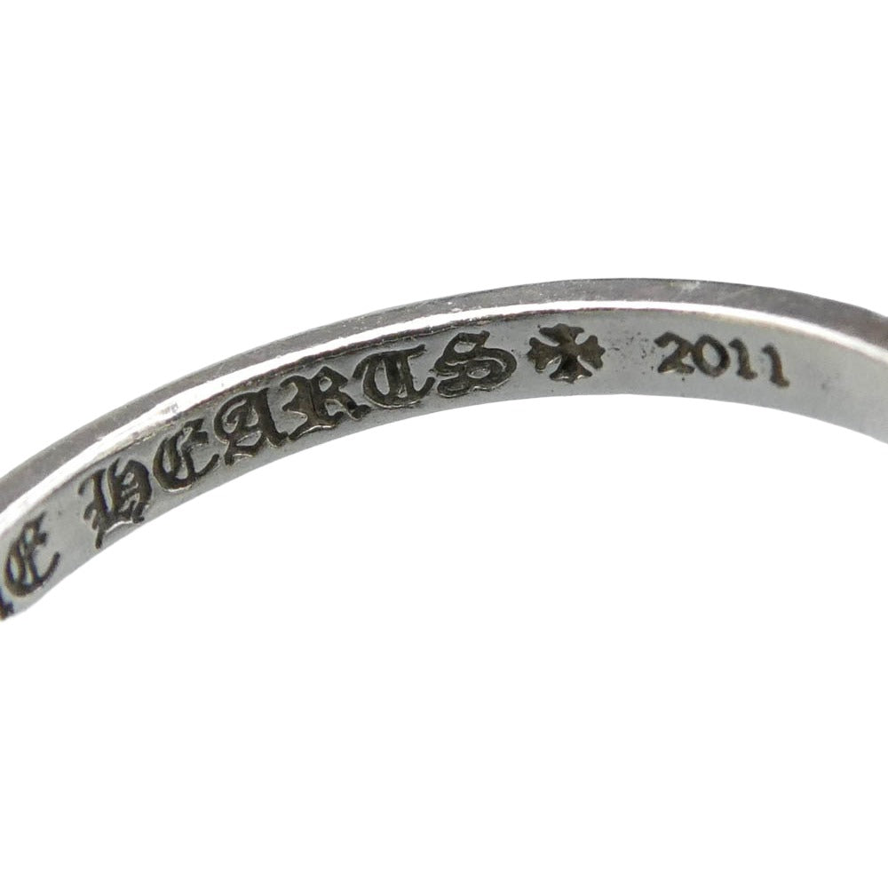 CHROME HEARTS クロムハーツ（原本無） BUBBLGM CH CRS バブルガムCHクロス リング シルバー系 4.5号【中古】