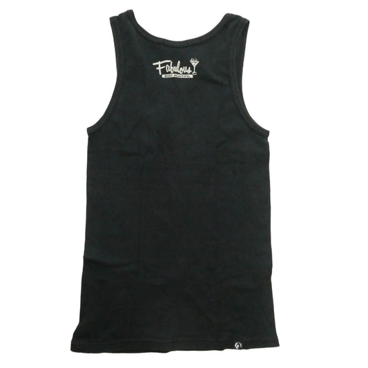 HYSTERIC GLAMOUR ヒステリックグラマー 24SS 0242CR01 ISLAND CLUB ガール プリント タンクトップ ブラック系 フリーサイズ【中古】