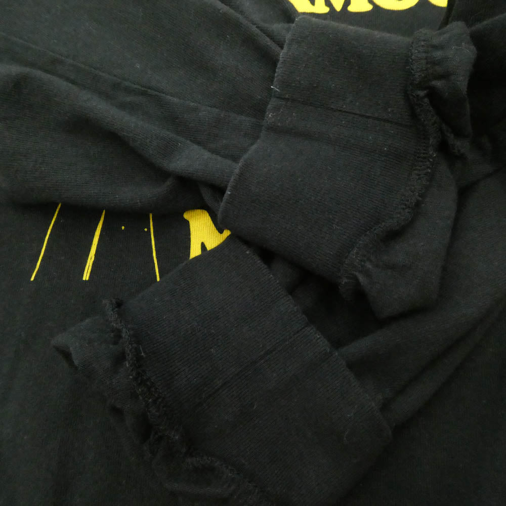 HYSTERIC GLAMOUR ヒステリックグラマー 25AW 02253CL06 SUPER KINKY SOUNDS T-shirt スーパー キンキー サウンド プリント ロンT 長袖 Tシャツ カットソー ブラック系 L【中古】